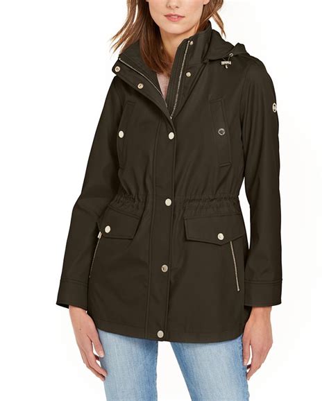 orange michael kors jacket|michael kors black jacket women's.